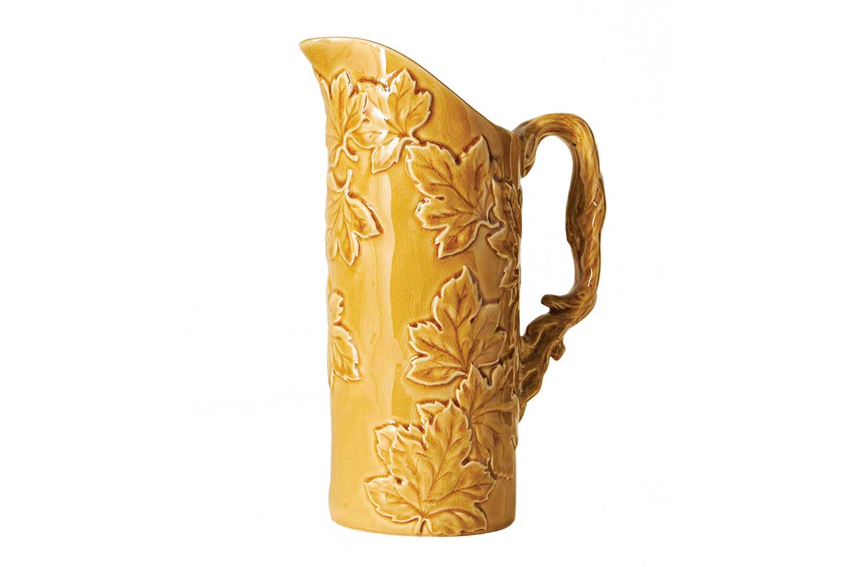 yellow leaf pitcher
