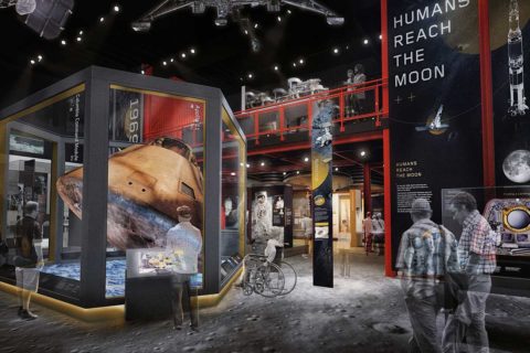 destination moon exhibit