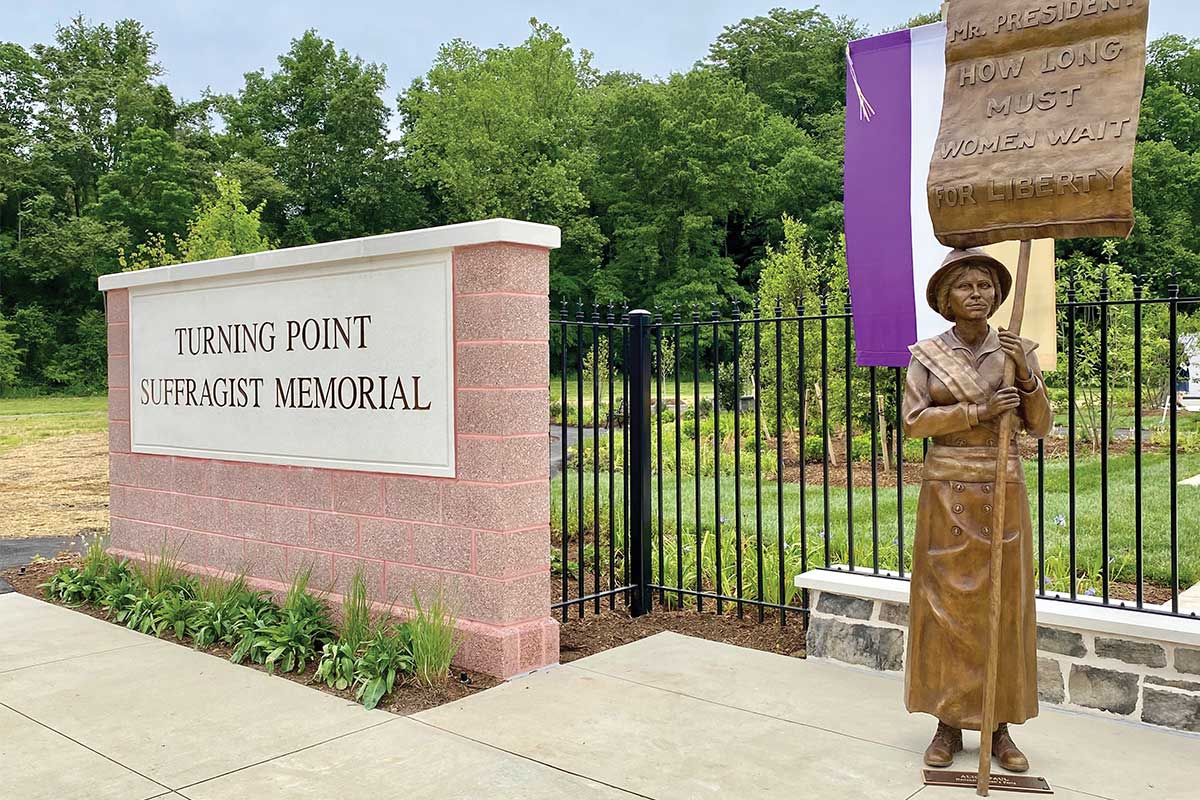 turning point suffragist memorial
