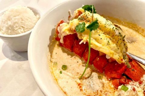 tom yum lobster