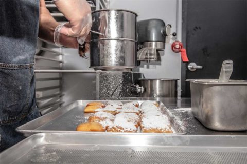 bilstad's beignets powder sugar