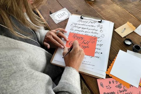 calligraphy practice