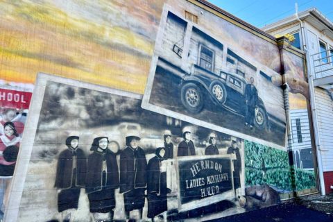 mural in herndon