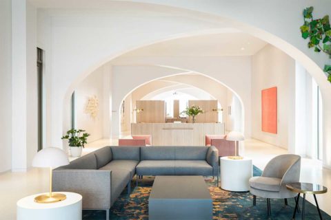 Quirk hotel lobby
