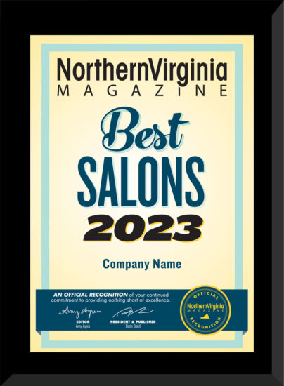 2023 best salon plaque