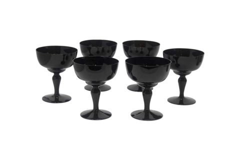 black coupe glasses