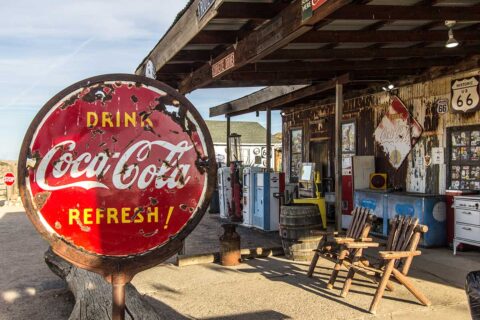 antique Coke sign