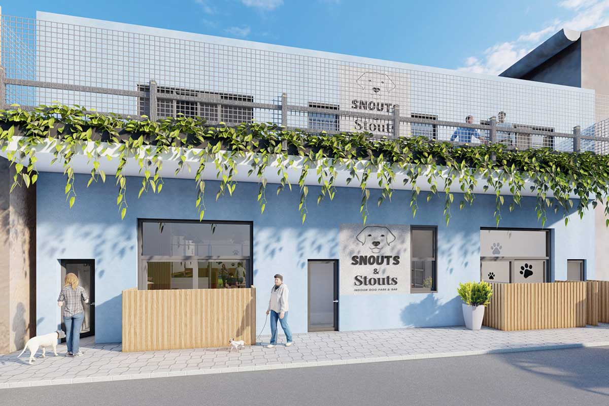 snouts and stouts exterior rendering