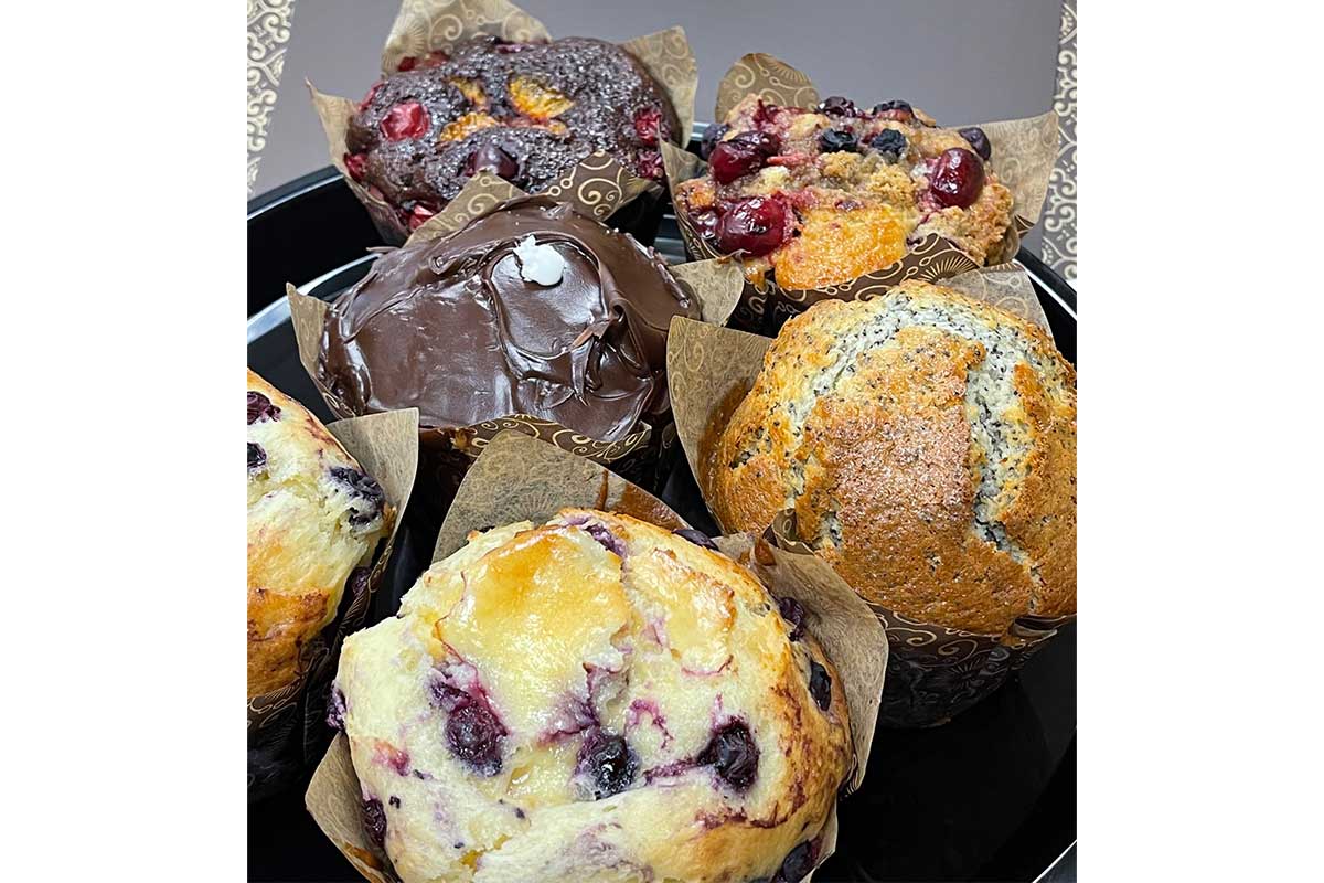 variety of muffins from Fairfax Bakery