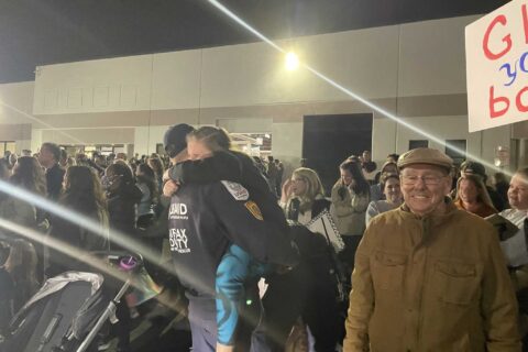 Virginia Task Force 1 Urban Search and Rescue members greeted when they return from Turkey