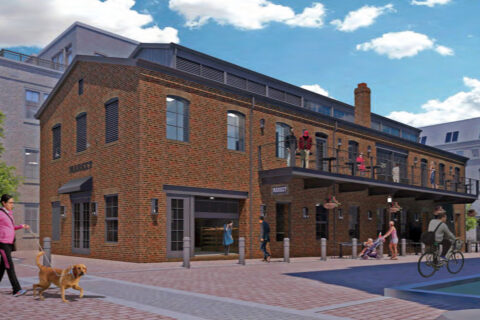 A rendering of Cooper Mill at 10 Duke Street in Alexandria. (Photo courtesy Bonitt Builders)