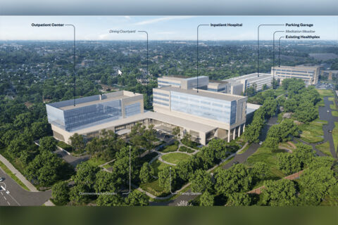 Franconia hospital rendering courtesy Inova