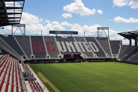 empty audi field in washington, dc