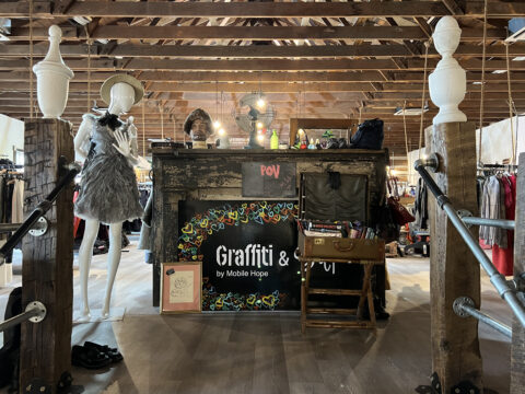 Graffiti & Silk entrance