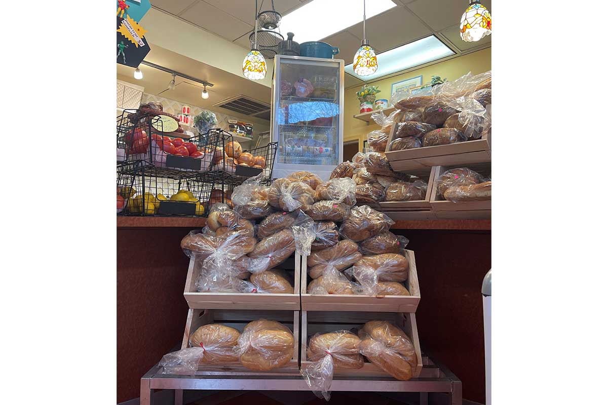 bread shelf at eddie's deli (Photo courtesy Eddie's Little Shop and Deli)