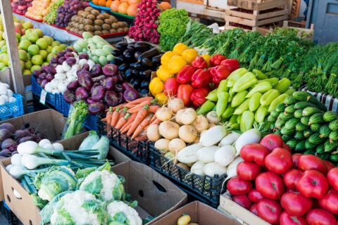 farmers market produce