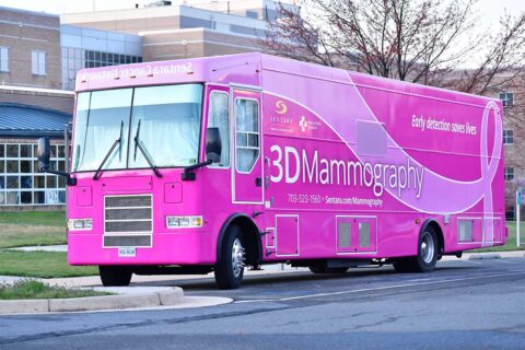 Sentara mammography van