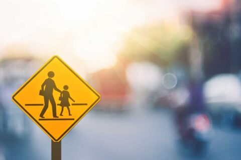 school crossing sign