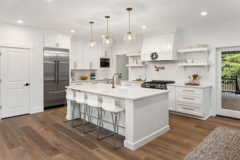 all white kitchen