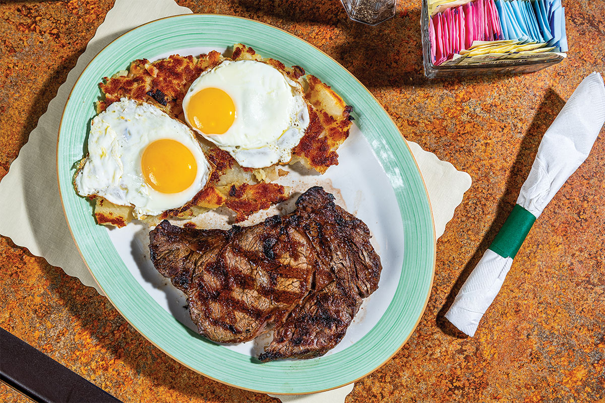 steak and eggs breakfast