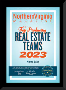 2023 top producing estate team plaque