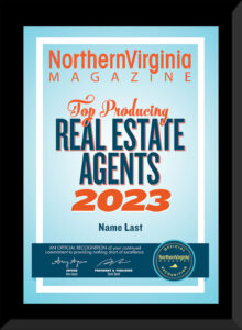 2023 top producing estate agent plaque