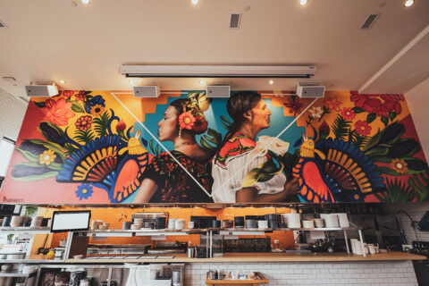 Inside Buena Vida Gastrolounge. Cinco de Mayo