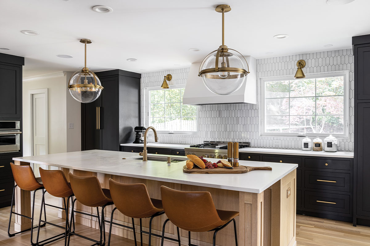 Design-Build Firm's Remodel Creates Contrast in Springfield Home