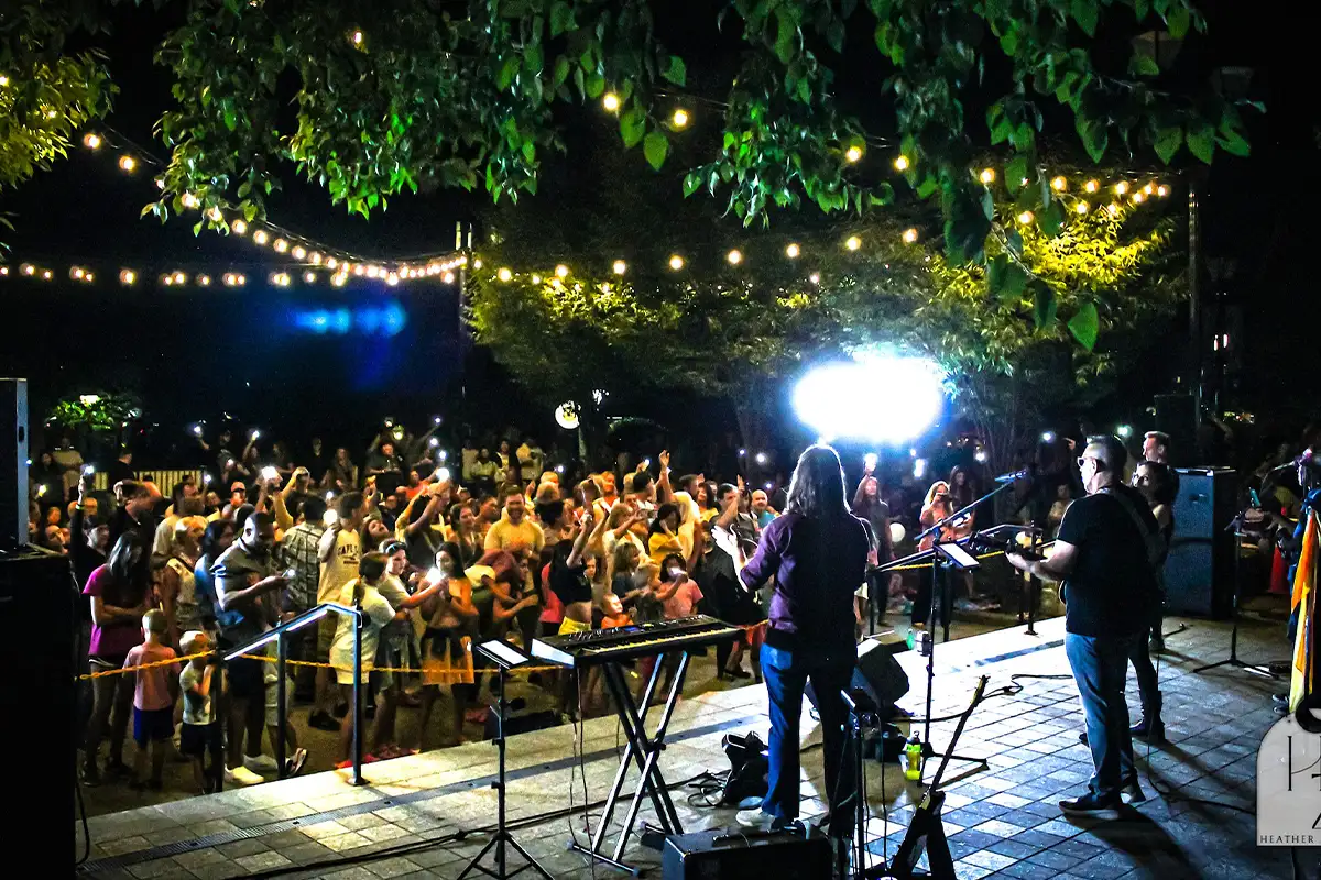 Rock the Block free concert in Fairfax
