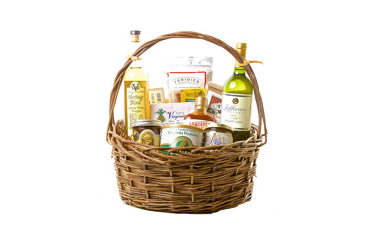 virginia-themed gift basket