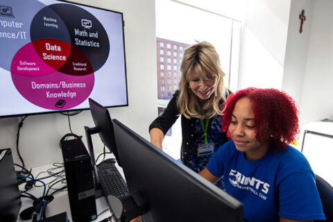 The National Security Agency gave Marymount University $1.5 million to build a cybersecurity clinic. (Photo courtesy Marymount University)