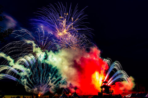 Fireworks over Great Meadow. (Photo courtesy Tony Gibson)