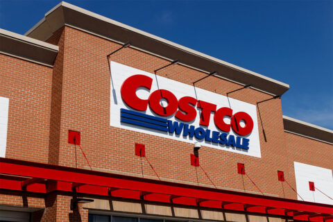 Exterior of Costco Wholesale store