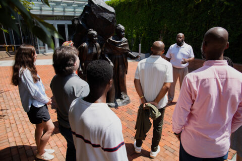 Manumission Tour with John Chapman. (Photo courtesy Adedayo "Dayo" Kosoko for Visit Alexandria)