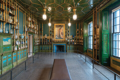 The Peacock room at the Museum of Asian Art