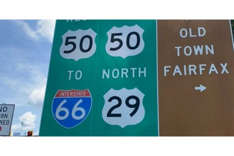 Route 50 and Route 29