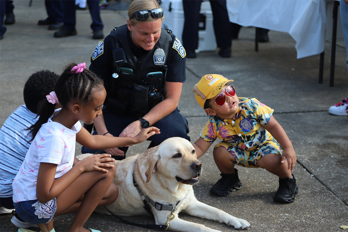 National Night Out 2022 in Arlington. (Image courtesy Arlington County Police Department/Facebook)