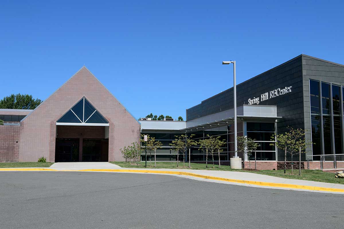 Spring Hill Rec Center building in McLean