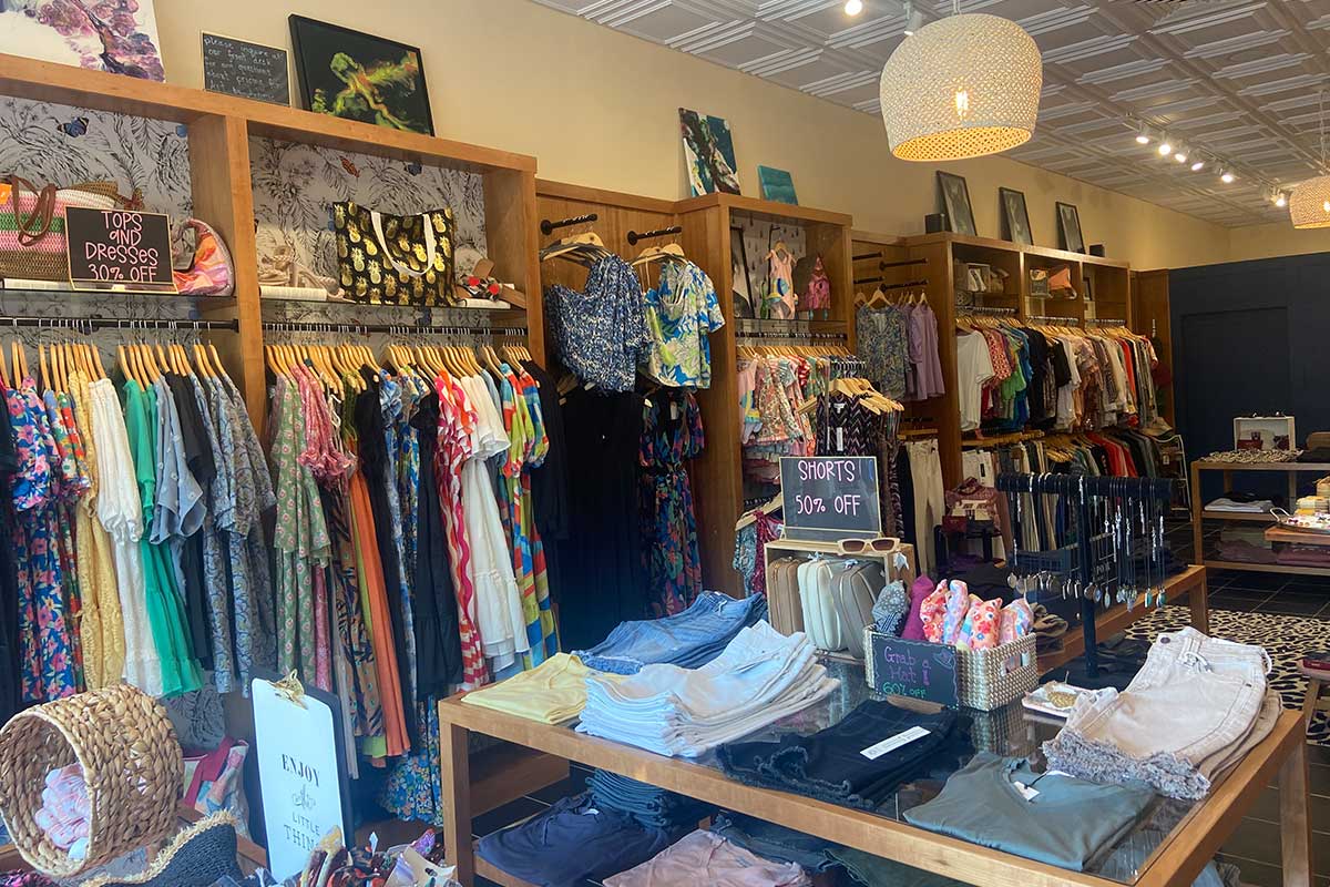 clothing at Becky's Boutique at Fairfax Corner
