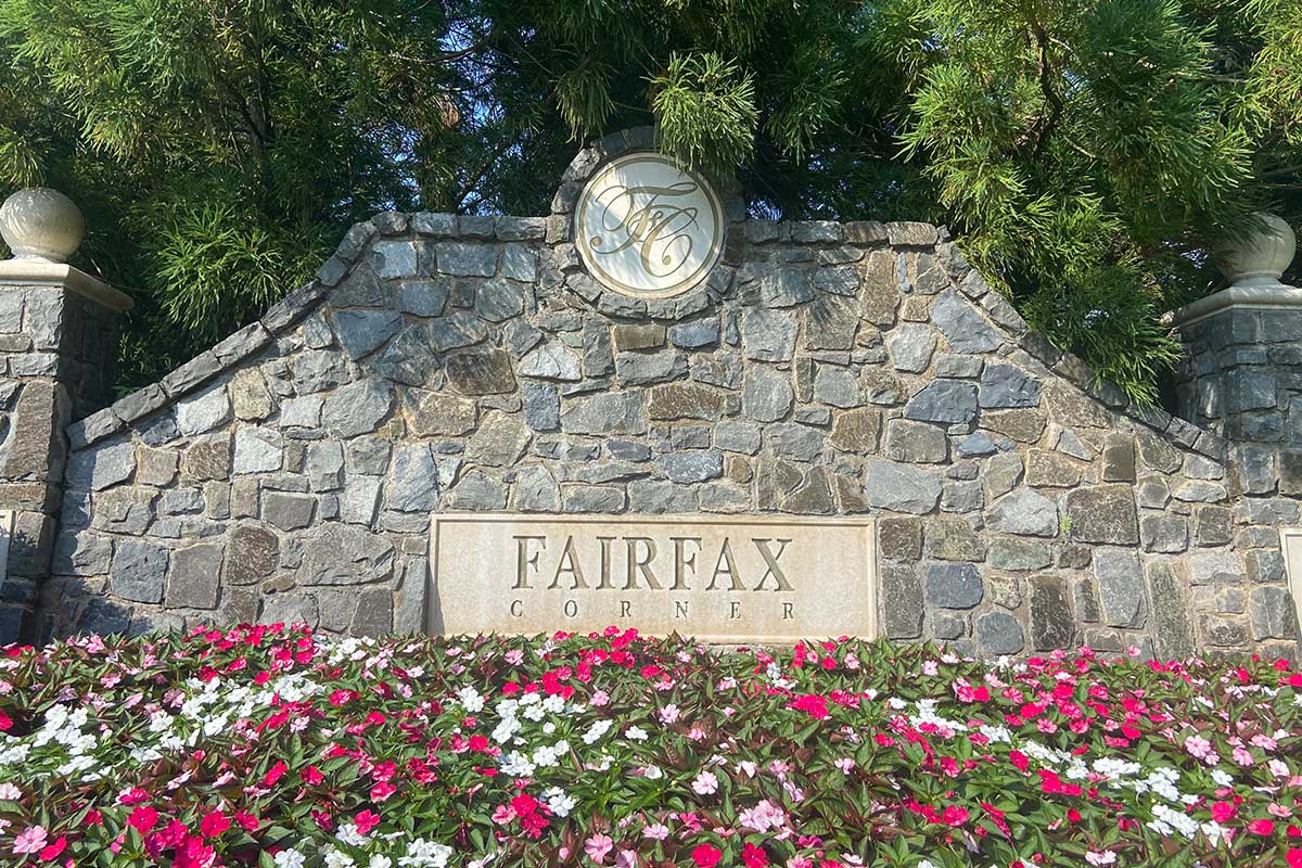 fairfax corner sign