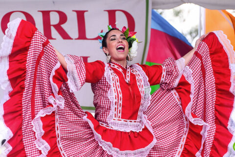 Performer at Around the World Cultural Food Festival
