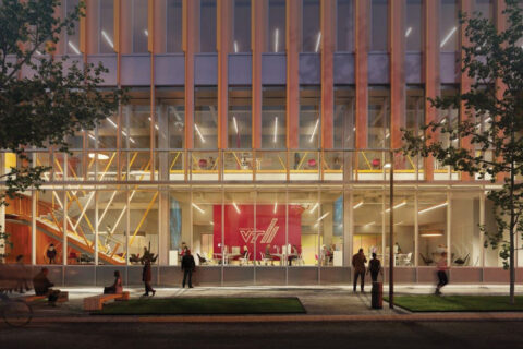 Exterior view of one of the Innovation Campus buildings