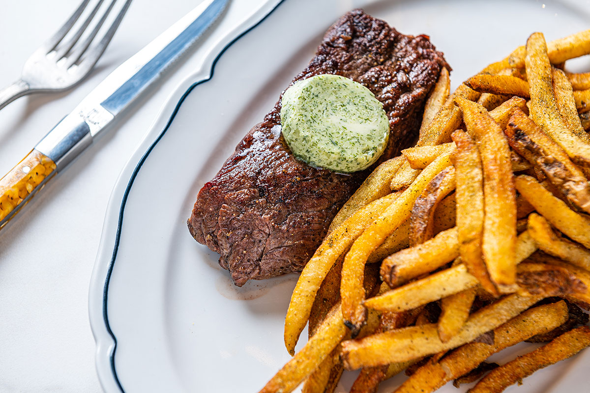 Steak and fries from Josephine