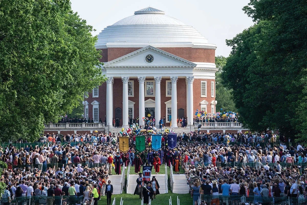 Graduation ceremony at UVA