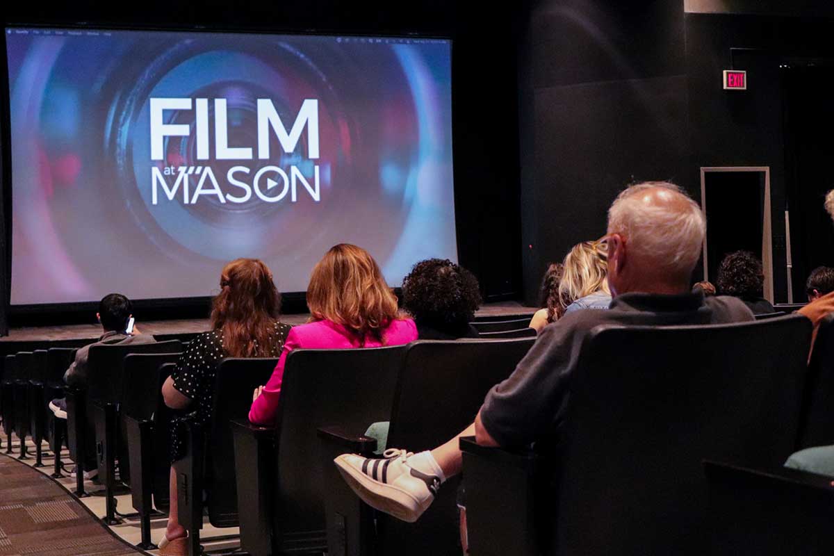 people in audience at film at mason showcase