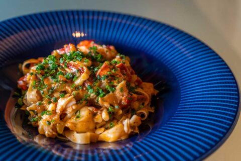 pasta dish at Heirloom