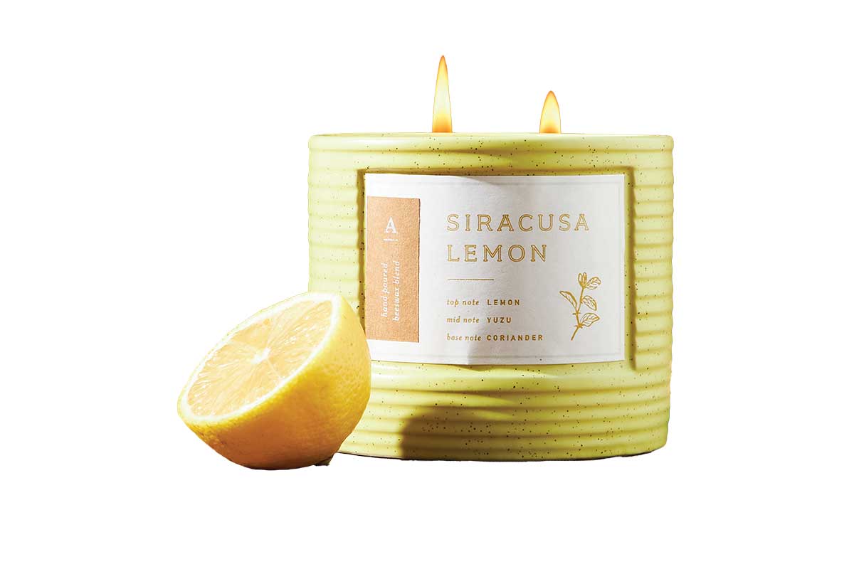 lemon candle