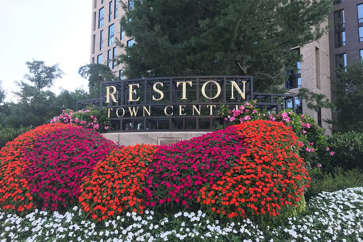 reston town center sign
