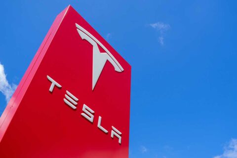 Tesla sign