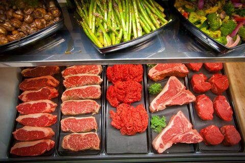 steaks and ground beef